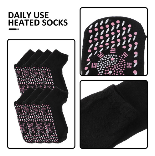 4 Pares De Calcetines Autocalentables Para Invierno, Cómodos