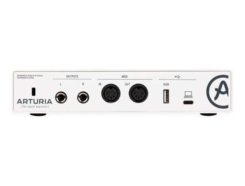 Imagen 2 de 6 de Placa Interfaz De Audio Usb Arturia Minifuse 2 White Color Blanco