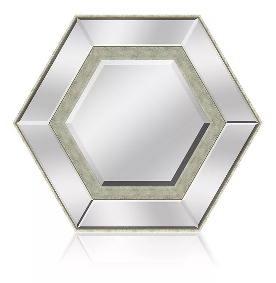 Espejo Hexagonal Biselado
