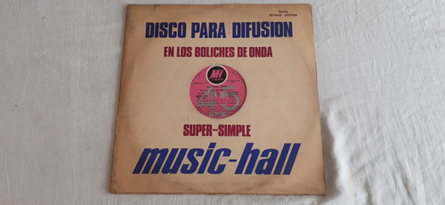 En Boliches De Onda Varios Promo Difusion 1978  Vinilo Ex