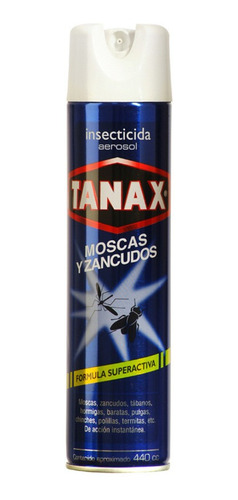 Insecticida Tanax Spray Moscas Y Zancudos 220 Cc+1/4 Gratis
