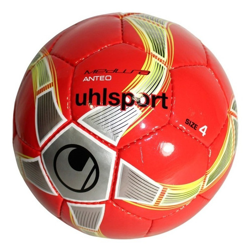 Imagen 1 de 2 de Balón Futsal Profesional Uhlsport Medusa Anteo N°4 Rojo