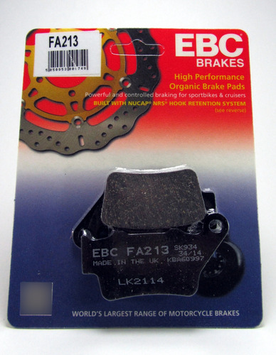 Pastilla Freno Ebc Fa213 Aprilia Shiver 750 10-15 R