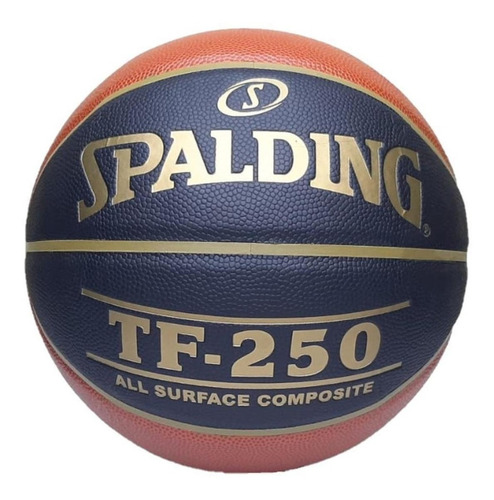 Bola De Basquete Spalding Cbb Tf-250 Couro Microfibra Tam 6