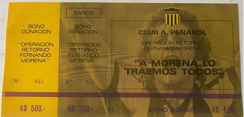 A Morena Lo Traemos Todos, Club A Peñarol, 1981, Cr06