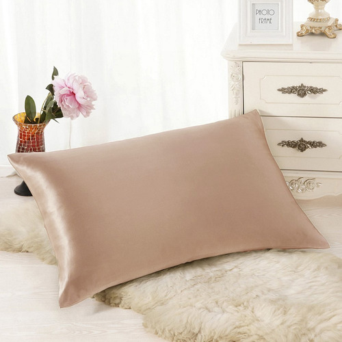 Funda De Cojín Rectangular Tipo Almohada, Funda De Seda