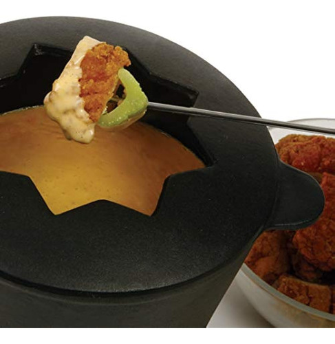 Juego De Fondue De 10 Piezas Norpro Cast Iron