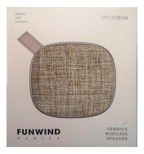 Imagen 3 de 3 de Parlante Portatil Con Bluetooth Inalámbrico Hyundai Funwind