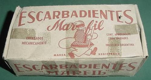 Antigua Caja Escarbadientes Marfil Para Hotel Publicidad