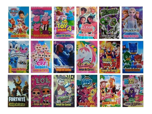 Juego De Cartas Naipes Infantil Pack X 40 Mazos Diverti Toys