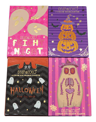 Sombras De Ojos / Edición Halloween / Kevin & Coco Rosa Chicle