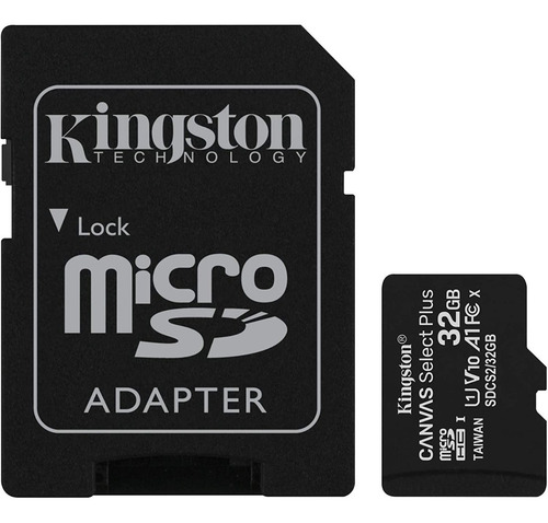 Imagen 2 de 5 de Tarjeta De Memoria Kingston 32gb Canvas Select Con Adaptador