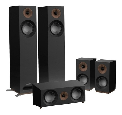 Columnas Jamo S 805 Hcs Sistema Parlantes 5.0 Black Like New