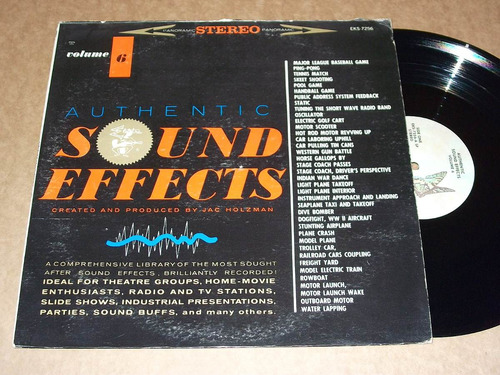 Sound Effects Authentic Vol. 6 Lp Acetato Efectos De Sonido