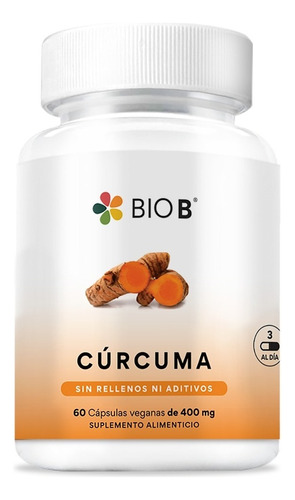 Bio B 60 Cápsulas Cúrcuma