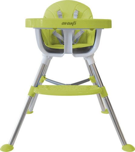 Imagen 5 de 10 de Silla De Comer Bebe Avanti 3 En 1 Mecedora Alturas Patas