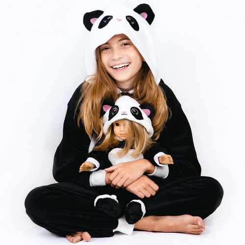 Pijama Y Antifaz Dormir Juego Panda: Se Adapta Niñas Y...