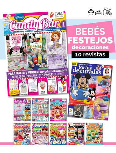  Candy Bar   Bebés Festejos  Decoraciones  10 Revistas Evia