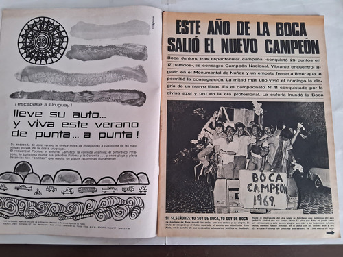 Semana Gráfica Boca Campeón 1969 (Usado)