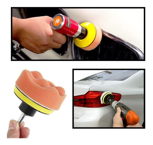 Juego De 11 Esponjas Para Pulir Auto De 3 Pulgadas