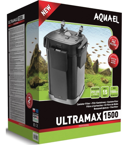 Filtro Acuario Canister Aquael Ultramax 1500 Hasta 450 Litro