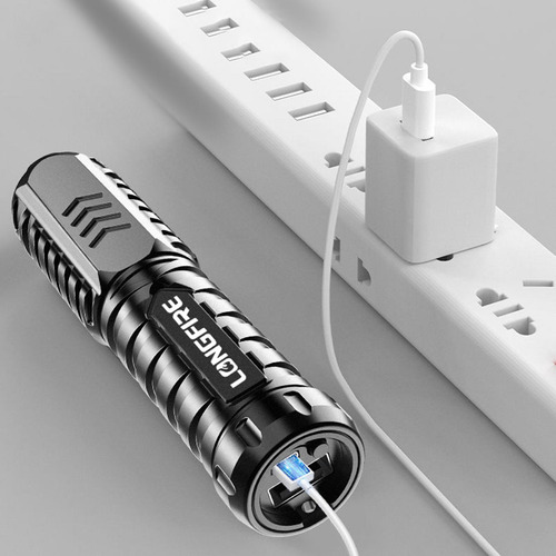 Linterna De Mano Linterna Led Brillo Ajustable Antorcha Para
