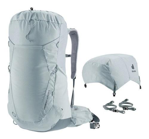 Mochila Cargueira Deuter Aircontact Ultra 50+5l Trekking Cor Cinza