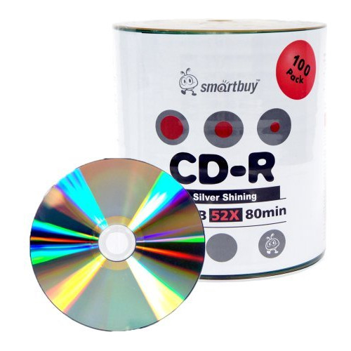 100 Discos 700mb/80min 52x Cd-r Disco De Medios Grababl...