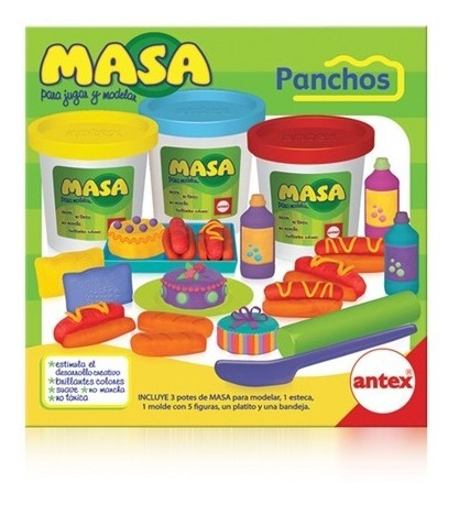 Imagen 1 de 3 de Masa Para Moldear Jugar Modelar Modelo Panchos Antex Edu