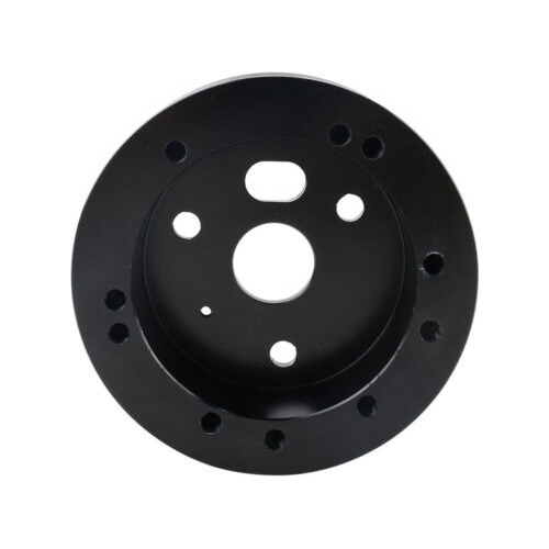 Black Steering Wheel Hub Adapter 5&6 Hole For Chevy Flam Uux