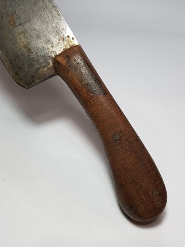 Imagen 6 de 10 de Antiguo Cuchillo Y Hachuela Raro Acero Carbono X 2 Mag 56361