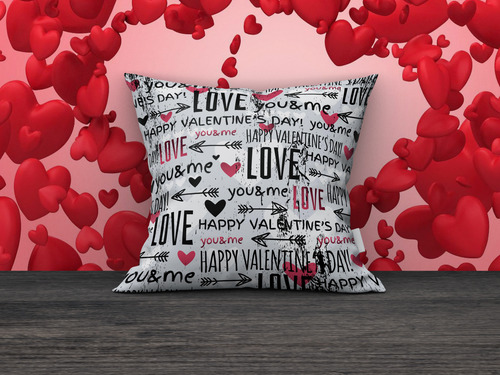 Diseños Almohadones San Valentín Parejas Sublimación M28