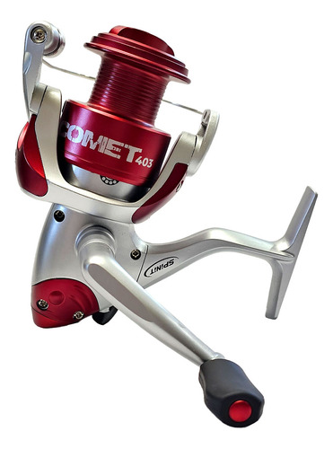 Reel Spinit Comet Fd 340 Frontal Pesca Agente Oficial Color Naranja Claro