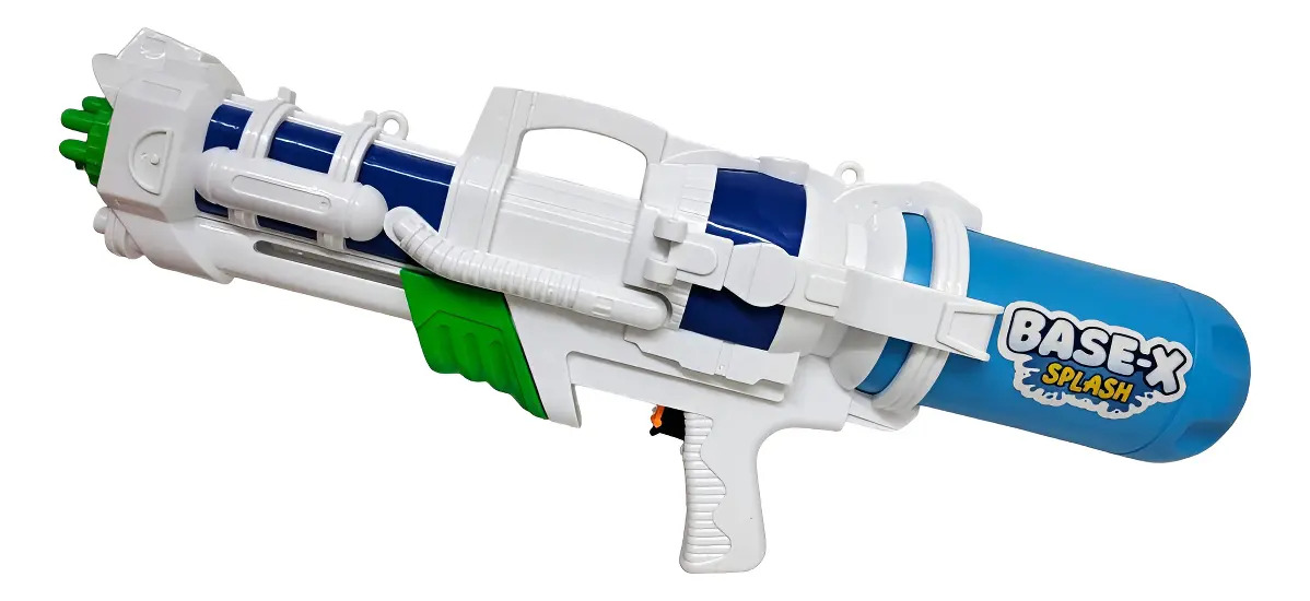 Mega Pistola De Agua SEBIGUS SRL Magnun Tts Tuttishop Color Blanco Y Azul