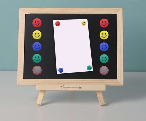 8 Imanes Carita Feliz De Colores Decoracion Pryecto Oficina Multicolor Cara Sonriente