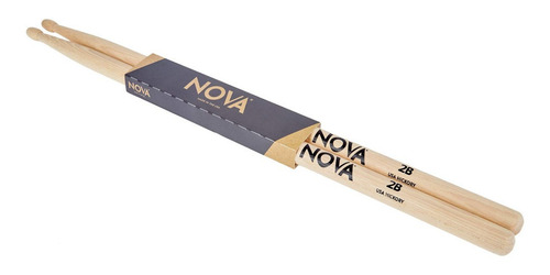Par de baquetas Nova by Vic Firth 2b Usa con punta de madera