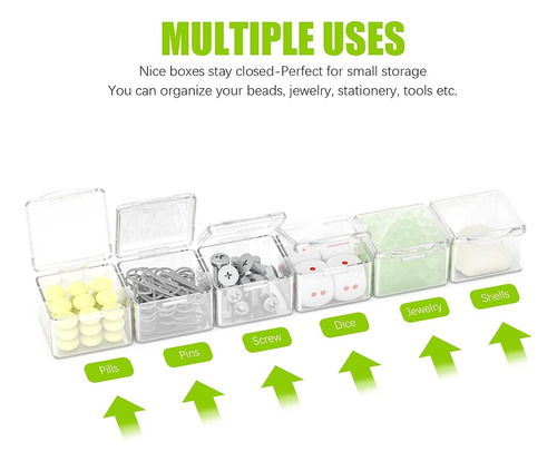 Cajas De Almacenamiento Apilables De 30 Compartimentos Con T