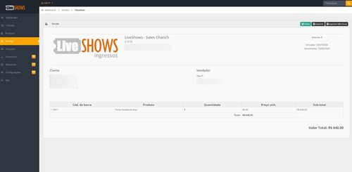 Sistema De Vendas E Cadastro De Clientes - Script Php
