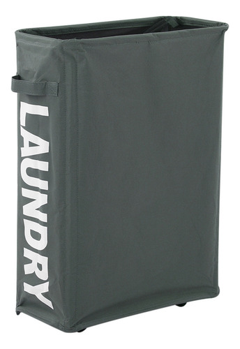Cesto De Roupa Suja Dobrável De Tecido Oxford Corner Slim Bi
