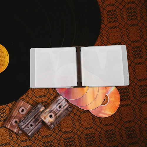 Capacidad: Soporte Para Cd/dvd: Funda Protectora De Plástico