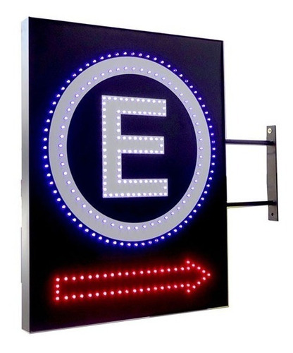 Placa Led Para Estacionamentos Frete Gratis