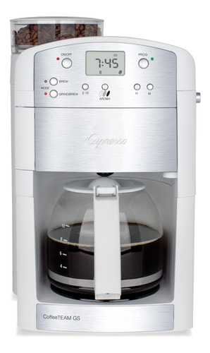 Capresso Coffeeteam Gs - Cafetera De 10 Tazas Con Molinillo.