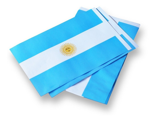 1000 Bandera Argentina Chica De Papel 14x20cm - Mundial