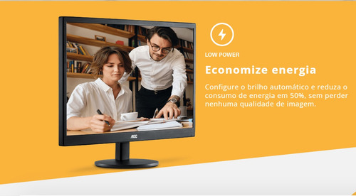 Monitor Aoc Led 18,5 Hdmi E Vga E970swhnl Widescreen Tn