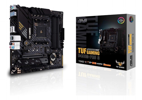 Placa Madre Asus Tuf Gaming B450m-pro S, Micro Atx, Ddr4