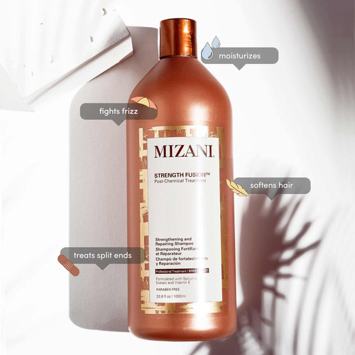 Shampoo Mizani Strength Fusion Fortalecedor E Reparador 1l