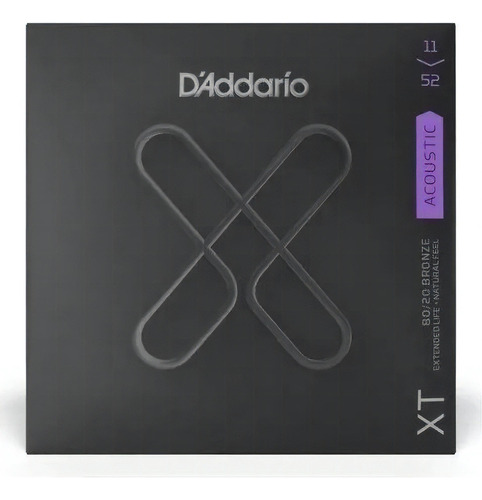 Encordoamento Violão Aço 011 Daddario Xt Xtabr1152 Bronze