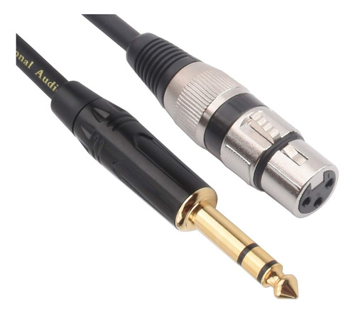 Tisino Xlr Hembra A 1/4 De Pulgada (0.250 In) Trs Cable De .