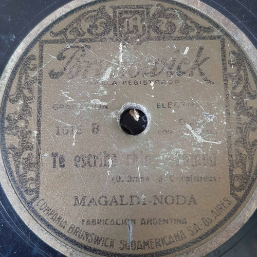 Pasta Agustin Magaldi Magaldi Noda 1615 Brunswick C451