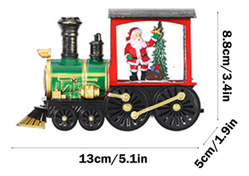 Adorno Navideño Con Forma De Tren Luminoso En Forma De C, Lu